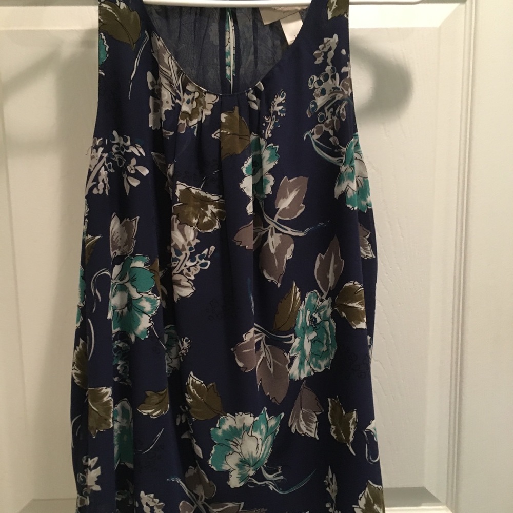 Loft sleeveless shear summer top
